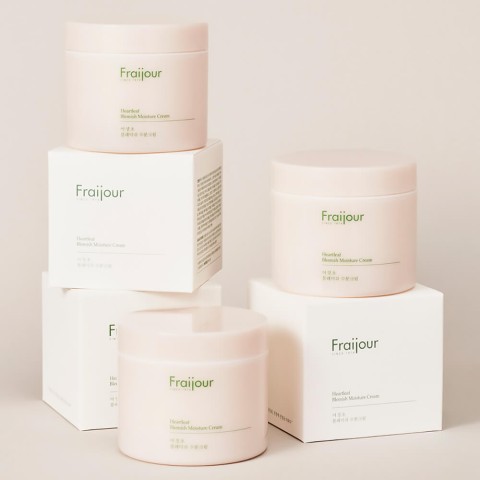 EVAS Fraijour Крем для лица успокаивающий для чувствительной кожи ХАУТТЮЙНИЯ Heartleaf Blemish Moisture Cream, 100 мл