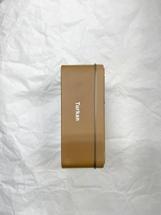 TURKAN НАБОР Носки женские с принтом в подарочной упаковке жестяная банка, 3 пары