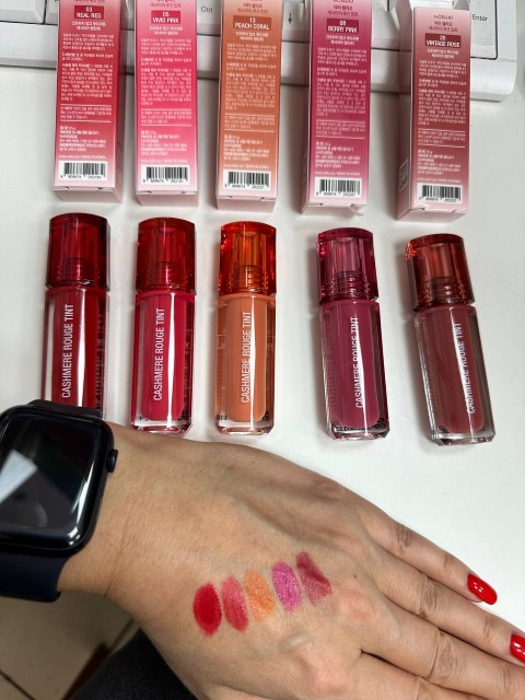 Dr.CELLIO Тинт для губ кашемировый Cashmere Rouge Tint 03 Real Red, 3.5 g