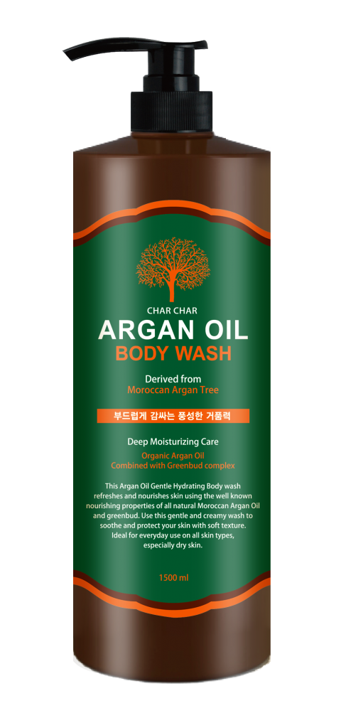 Evas Char Char Гель для душа с аргановым маслом Argan Oil Body Wash
