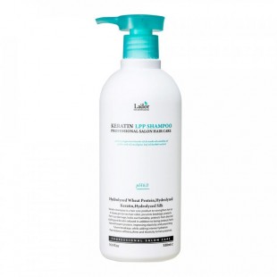 Lador Бессульфатный шампунь для поврежденных волос с протеинами и кератином Keratin LPP Shampoo, 530 мл. 