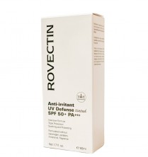 ROVECTIN Легкий тонирующий солнцезащитный крем-флюид Anti- Irritant UV Defense Tinted SPF 50+ PA+++, 50 мл.