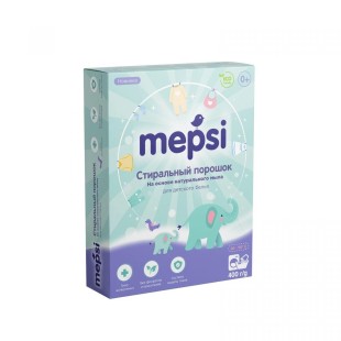 Mepsi Стиральный порошок для детского белья Гипоаллергенный 0+, 400 гр.