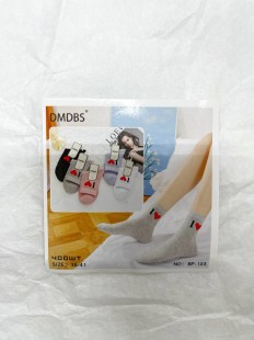 DMDBS Носки женские хлопок I love сердечко, 1 пара