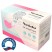 Маска медицинская трёхслойная на резинках Чистовье, розовая, 100 шт.