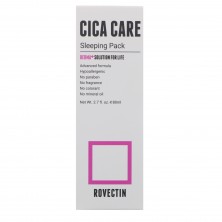 ROVECTIN Ночная успокаивающая маска для лица Cica Care Sleeping Pack, 80 мл