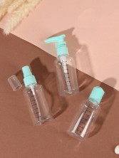 Дорожный набор ёмкостей для хранения со шкалой деления, цвет МИКС, 3 предмета