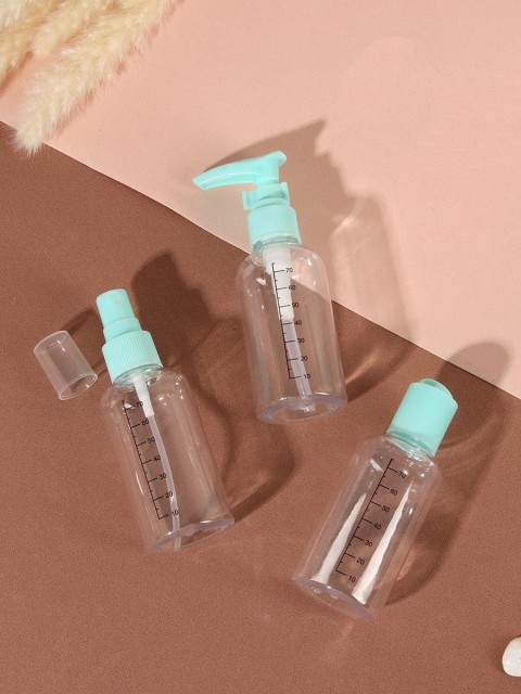 Дорожный набор ёмкостей для хранения со шкалой деления, цвет МИКС, 3 предмета