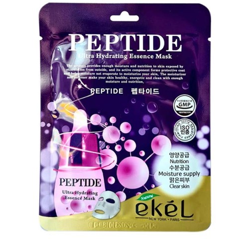 EKEL Тканевая маска для лица с пептидами Peptide Ultra Hydrating Essence Mask