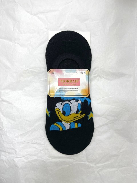 Кушан Morrah Следки женские с силиконом на пятке рисунок герои мультиков, 1 пара