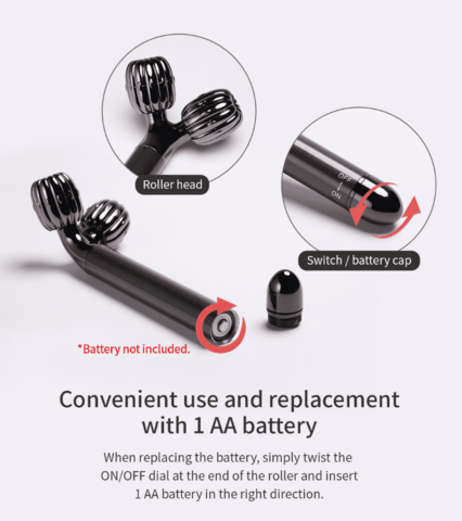 WellDerma Массажер для лица электрический Face Lifting Vibration Roller