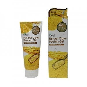 Ekel Пилинг скатка для лица с коричневым рисом Natural Clean Peeling Gel Rice Bran