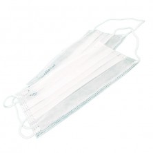 Маска медицинская трёхслойная на резинках Чистовье, белая, 100 шт.