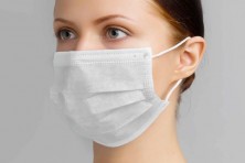 Маска медицинская трёхслойная на резинках Чистовье, белая, 100 шт.