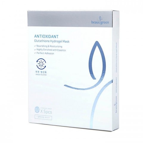 BeuuGreen Гидрогелевая маска с глутатионом Antioxidant Glutathione Hydrogel Mask