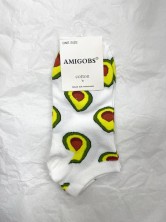AMIGOBS Носки унисекс короткие яркие с рисунком, 1 пара