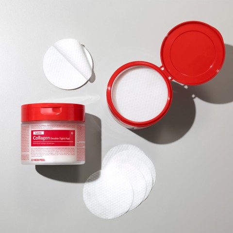 MEDI-PEEL Пилинг-пэды матирующие с лактобактериями Red Lacto Collagen Peeling Pad, 70 шт