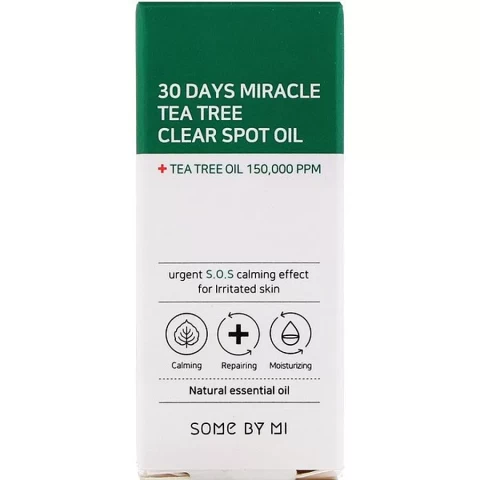 Some By Mi Масло чайного дерева для проблемной кожи 30 Days Miracle Tea Tree Clear Spot Oil, 10 мл