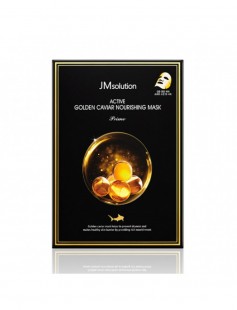 JMsolution Тканевая маска для лица с золотом и икрой Active Golden Caviar Nourishing Mask