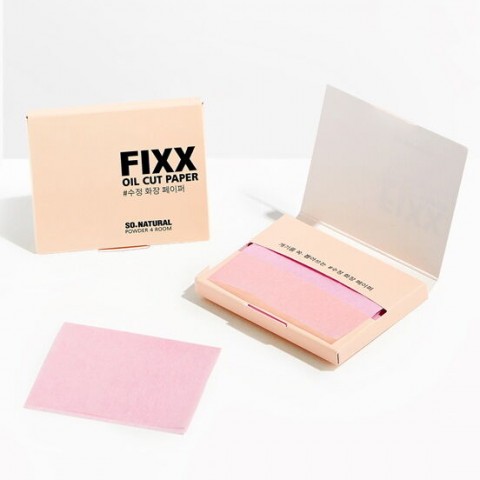 So Natural Матирующие салфетки для лица Fixx Oil Cut Paper