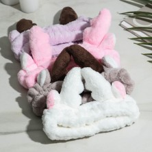 Повязка для умывания "Оленёнок", цвет серый, 1 шт.