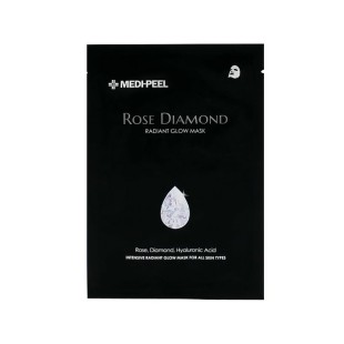 MEDI-PEEL Маска тканевая для сияния кожи с бриллиантовой крошкой Rose Diamond Radiant Glow Mask, 25 мл