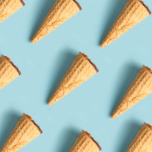 Minicco Вафельный рожок Cornet Peanut молочный шоколад Арахис, 25 г