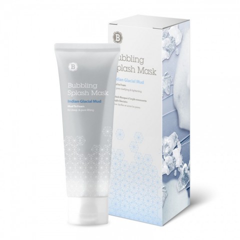 Очищающая пузырьковая глиняная сплэш-маска BLITHE «Индийская ледяная глина» Bubbling Splash Mask "Indian Glacial Mud", 120 мл