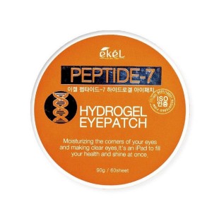 EKEL Гидрогелевые патчи с пептидами Peptide-7 Hydrogel Eyepatch, 60 шт.