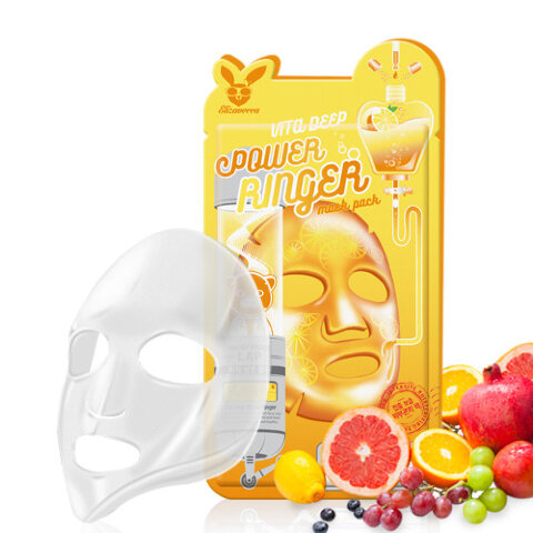 Elizavecca Тканевая маска для лица с витаминами Vita Deep Power Ringer Mask Pack