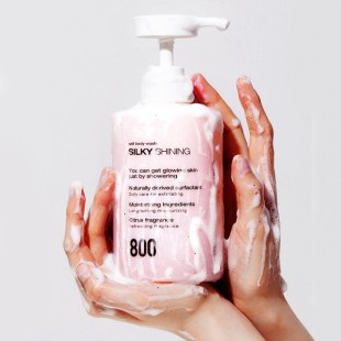 MEDI-PEEL Смягчающий скраб-гель для тела Silky Shining Salt Body Wash, 500 мл