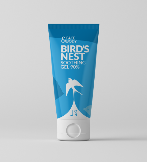 J:on Успокаивающий гель для лица и тела ласточкино гнездо Face & Body Bird's Nest Soothing Gel 90%