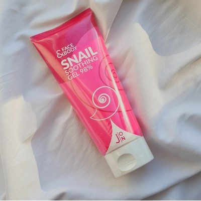 J:on Успокаивающий гель для лица и тела с муцином улитки Face & Body Snail Soothing Gel 98%