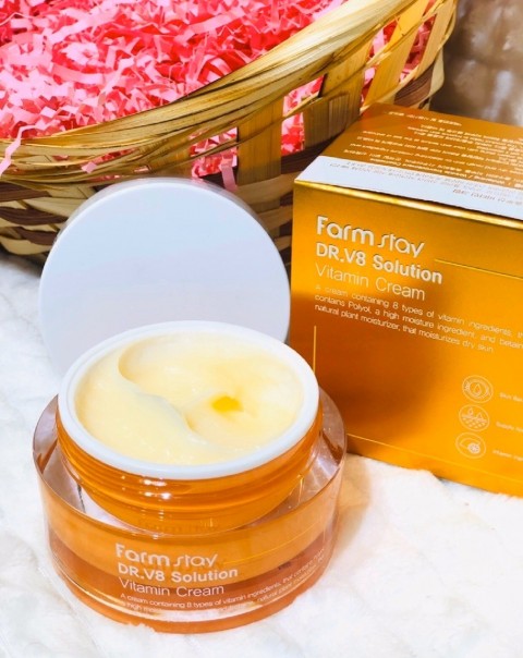 FarmStay Крем для лица с витаминами DR.V8 Solution Vitamin Cream 