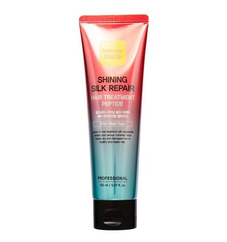 FarmStay Маска восстанавливающая для сияния и блеска волос с пептидами Shining Silk Repair Hair Treatment Peptide, 150 мл