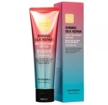 FarmStay Маска восстанавливающая для сияния и блеска волос с пептидами Shining Silk Repair Hair Treatment Peptide, 150 мл