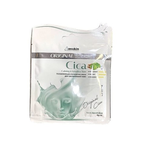 Anskin Успокаивающая альгинатная маска с экстрактом центеллы Cica Modeling Mask, 25гр.