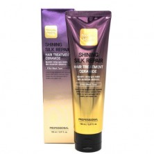 FarmStay Маска укрепляющая для сияния и блеска волос с керамидами Shining Silk Repair Hair Treatment Ceramide, 150 мл