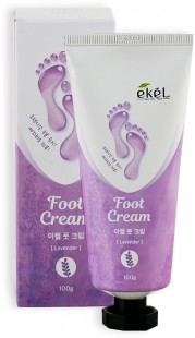 Ekel Крем для ног с лавандой Foot Cream Lavender