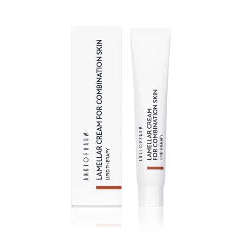 АНГИОФАРМ Миниатюра: ламеллярный крем для комбинированной кожи ANGIOPHARM LAMELLAR CREAM FOR COMBINATION SKIN, 7 мл