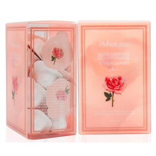 JMsolution Энзимная пудра для умывания с розой Glow Luminous Flower Firming Powder Cleanser Rose