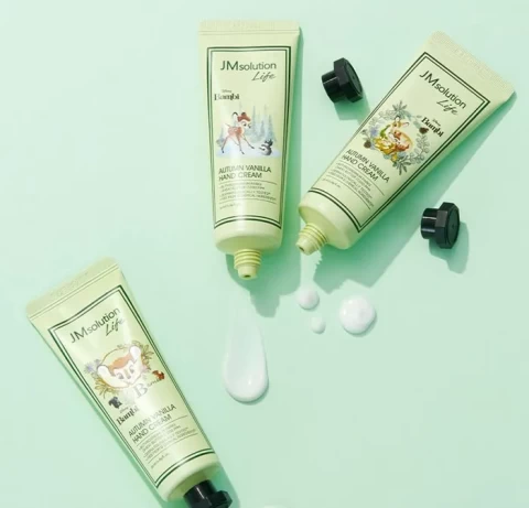 JMSolution Подарочный набор кремов для рук с ароматом Ванильная осень LIFE DISNEY AUTUMN VANILLA HAND CREAM SET, 3 шт. * 50 мл.