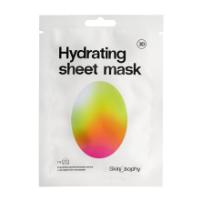 SKINOSOPHY Тканевая увлажняющая маска с экстрактом настурции 3D с ушками и шеей Hydrating sheet mask, 1 шт.  