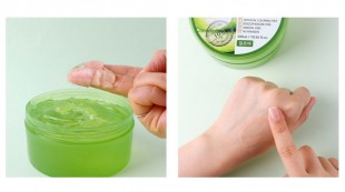 Jigott Увлажняющий гель для тела с алоэ Natural Aloe Vera Moisture Soothing Gel