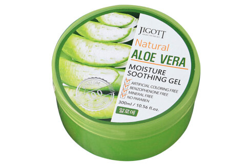 Jigott Увлажняющий гель для тела с алоэ Natural Aloe Vera Moisture Soothing Gel