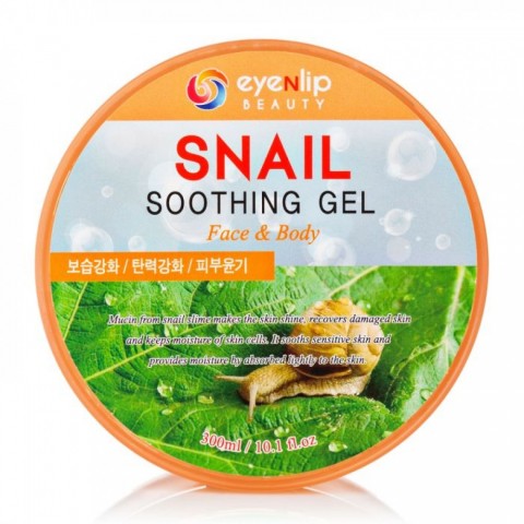 Гель для тела Eyenlip с улиточным муцином Snail Soothing Gel, 300 мл.
