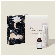 MARY & MAY Набор подарочный осветляющая сыворотка для лица и крем для глаз BE BRIGHT Gift set, 30 мл + 30 мл