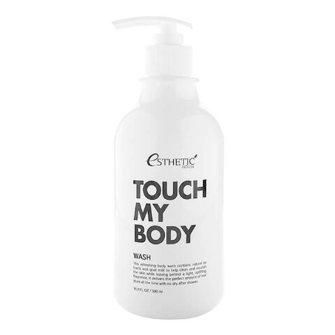 Гель для душа Esthetic House с козьим молоком Touch My Body Goat Milk Body Wash, 500 мл.