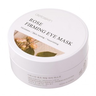 Detoskin Гидрогелевые патчи с экстрактом розы Rose Firming Eye Mask, 60 шт