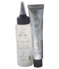 Welcos Краска для волос на фруктовой основе Fruits Wax Pearl Hair ОТТЕНОК №4, 60 мл+ 60 гр.